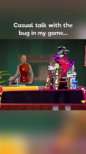 Casual talk with the bug in my game #dateeverything #dateeverythinggame #clips #gaming