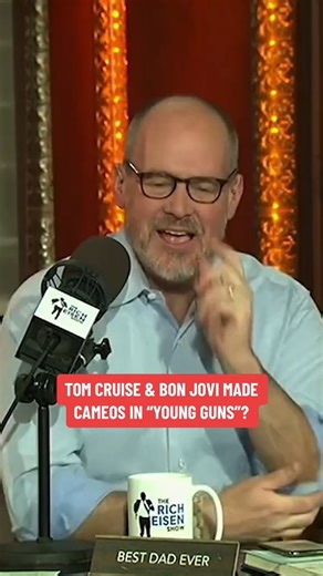 696K views · 8.9K reactions | Lou Diamond Phillips phoned in during the pandemic in January 2021, and told a fascinating story about Tom Cruise making a cameo appearance in 'Young Guns' and Bon Jovi getting his SAG card by getting shot in “Young Guns II” | The Rich Eisen Show | Facebook