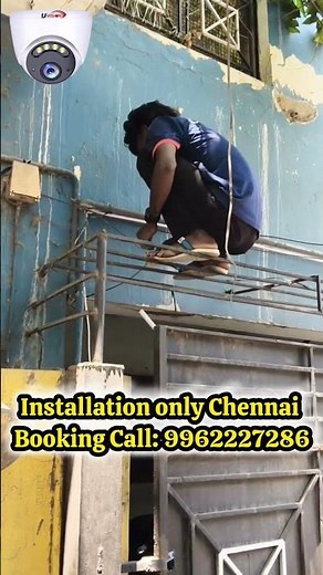 Uvision 5MP AI CCTV Installation in Purasawalkam Chennai | 3 Camera Setup for Bungalow