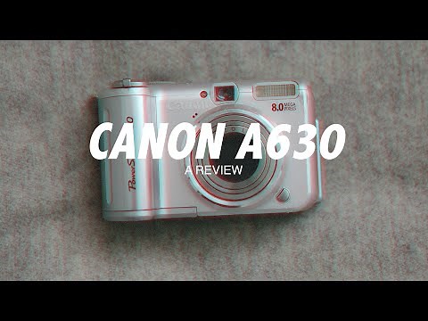 Canon Powershot A630 Review