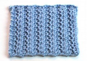 Fancy Stitch Combo - Corded Rib - v e r y p i n k . c o m - knitting patterns and video tutorials