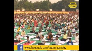 72K views · 4.3K reactions | Live: Free morning yoga & meditation Camp - Day 1 Chhatrapati Shivaji Maharaj Stadium, Karad, District- Satara, Maharashtra. | Swami Ramdev | Facebook