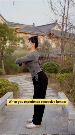 Warrior Tai Chi on Instagram: "How your lower spine curve relates to muscle imbalances and posture issues. #posture #muscles #spinehealth #helpfultips #healthandwellness hunchback stretching"