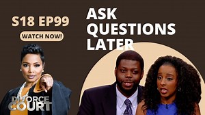 11K views · 336 reactions | Divorce Court - Danielle vs. Richard - Ask Questions Later - Season 18, Episode 99 - Full Episode This couple broke up but still living together. She threw her engagement ring at him when she thought she caught him with another woman. | Divorce Court TV | Facebook