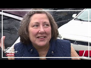 Hickory residents excited to see snow as winter storm hits Carolinas