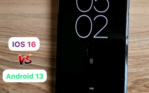 IOS 16 vs Stock Android 13 动画