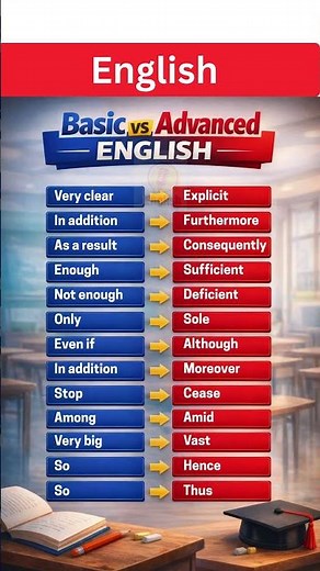 Basic vs Advanced English | Speak Clear, Confident, and Natural English #advancedenglish