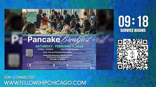 10:45 AM “Let’s Get Focused, Part 2”, Pastor Reginald Sharpe Jr., Sunday, January 11, 2026 | Fellowship Chicago