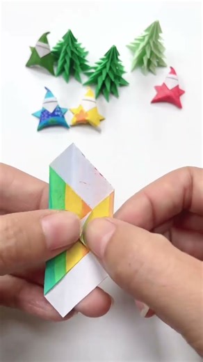 DIY origami origami tutorial Santa Claus Xiaobikar