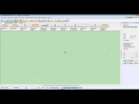 Gerber Accumark Pattern Design - Angled Notch
