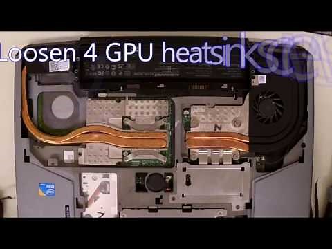 Alienware M15x CPU, GPU or Memory Replacement Disassembly Teardown Guide