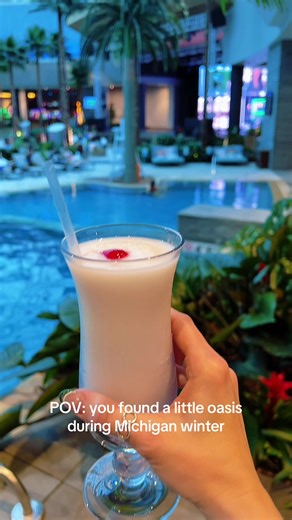 Tropical Oasis in Michigan Winter