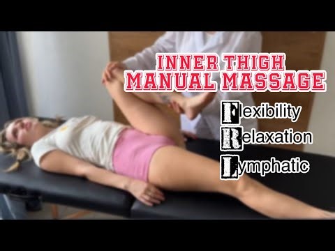Manual Massage Inner Thighs | Improve Flexibility Relaxation & Lymphatic Drainage | Dr.George Wilson