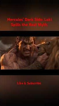 Hercules Dark Side Loki Spills the Real Myth #lokivlogs #lokiexplains #hercules #12laboursofhercules