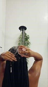 Washing my braids at home ✨