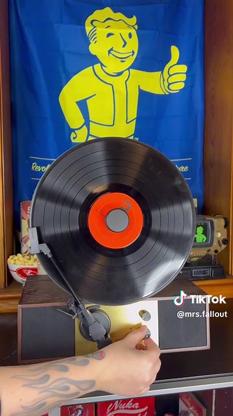 Thrifting for Original Fallout Music Vinyl Records