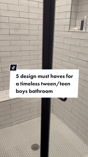 Timeless Tween/Teen Boys Bathroom Design Checklist