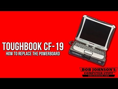 How to replace the Power board in the Panasonic Toughbook CF-19