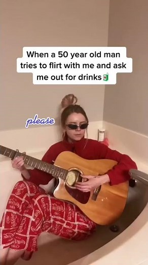 When a 50 year old man tries to flirt with me