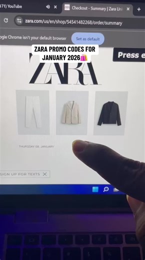 Zara promo codes for January 2026 #Zara #PromoCodes #foryoupage #tiktokfinds #goviralvideo