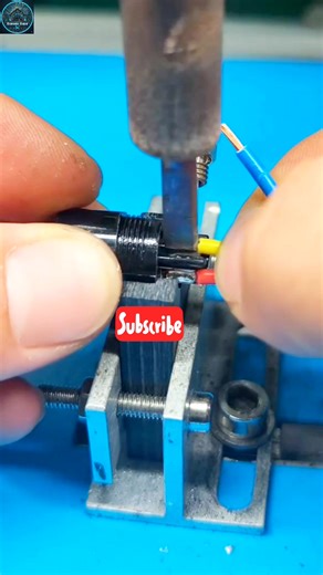 The video shows a person using a soldering iron to work on a small electronic component or connector #howto #soldering #solderingtips #diy | Service Ghor