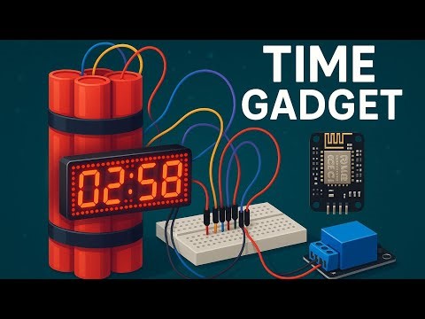 i made Timer-Bomb with nodeMCU ESP8266 and dot LED matrix display by Engr zoroz