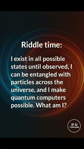 🔮⚛️ Quantum Riddle: The Mystery That Powers Quantum Computers! 🤔