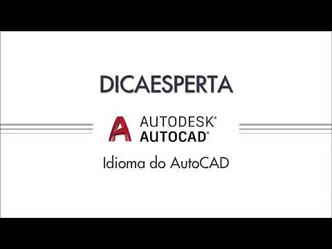 Mudar o idioma no AutoCAD