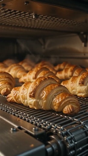 How 10,000 Croissants Are Made Every Hour 🥐✨#foodfactory