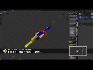 Shape Generator Update Part 1: Make a Spaceship with the Big/Medium/Small Controls