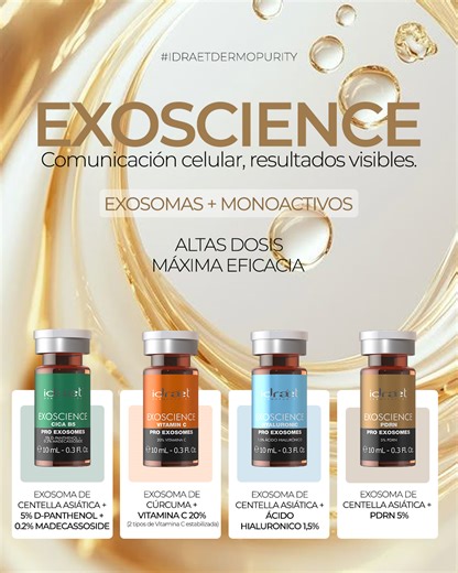 Idraet Pro Beauty Rosario | 🔬 EXOSCIENCE: Comunicación Celular, Resultados Visibles. EXOSCIENCE revoluciona los tratamientos faciales con una tecnología innovadora y... | Instagram