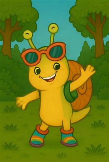 🐌This snail’s got the slickest slide on the forest floor! #BrightBitesDance #SnailGroove #TikTokKids #FYP #CuteMoves #SnailStyle #ForYou #ShellShimmy