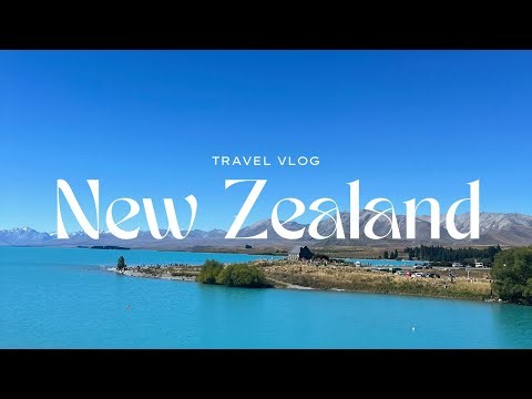 【ニュージーランド南島🇳🇿】8日間で巡る！絶景・グルメ・ミルフォードサウンド旅行Vlog
