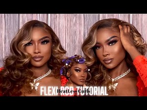 HeatLess Curls | Flexi-Rod Tutorial ft UNICE Hair