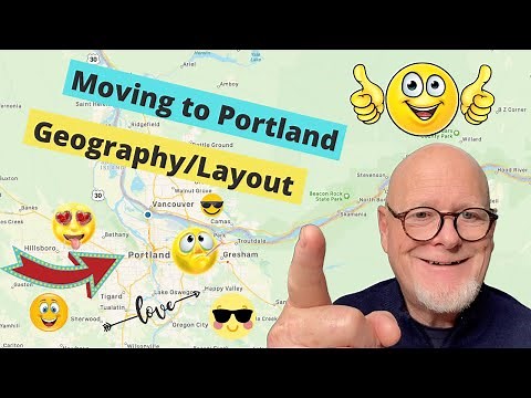 Portland Oregon - City Layout Basics Start Here