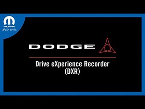 Drive eXperience Recorder (DXR) | How To | 2026 Dodge Charger