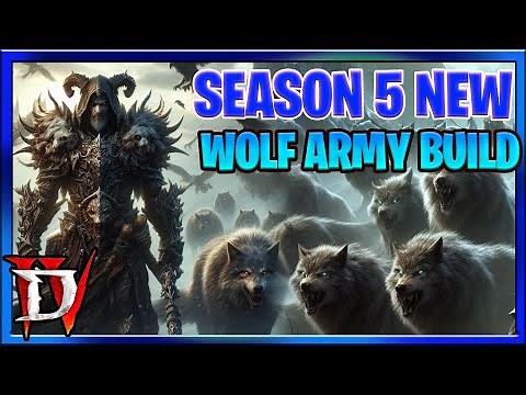 Diablo 4 Season 5 Companion Druid Build Wolf Army Build Guide Season 5 Druid