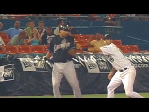 Lowell performs the hidden ball trick