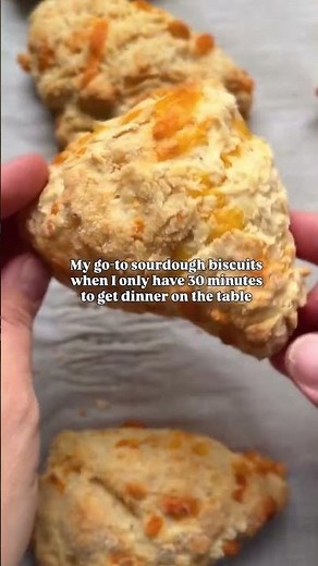 Sourdough Cheddar Biscuits