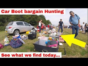 Car Boot Sale Bargain Hunting - GoPro footage - we fill the Mini...