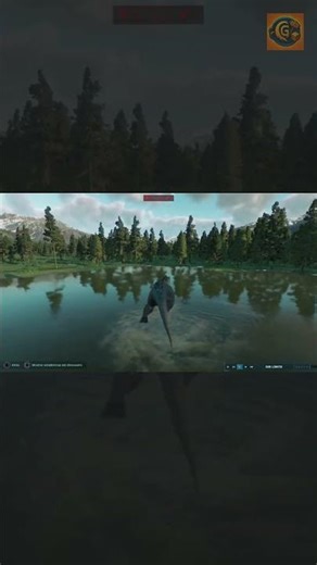 Indominus Rex HUNTING MODE 😱 Targets an Ouranosaurus! #shorts #viral #games #dinosaurs #trending