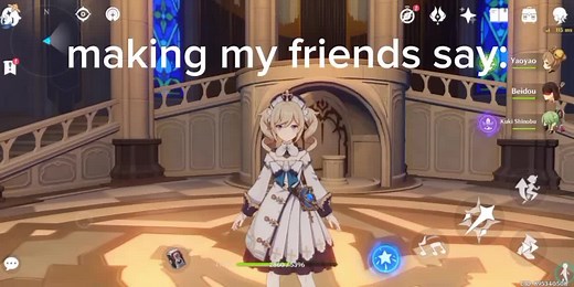 Hilarious Barbara Meme in Genshin Impact | Friends Edition