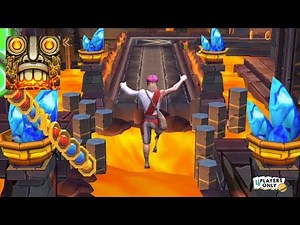 Temple Run 2 | New CHALLENGE: LAVA RUN - VOLCANO ISLAND w/ MONTOYA CASTAWAY! By Imangi Studios