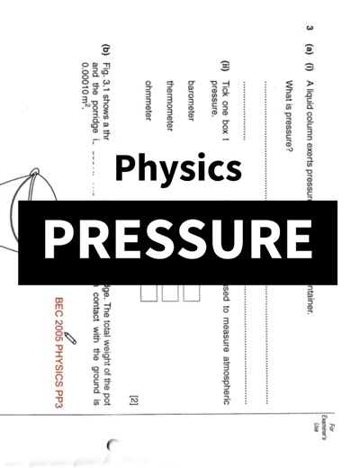 Understanding Pressure in Physics for High School