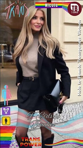 Nicole – Stunning Trans Beauty & Confidence Queen 👑🏳️‍⚧️ - #transgender #viral #shorts