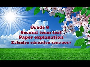 Grade 8| Kelaniya Education zone| Second term test|Science|Paper explanation| English medium