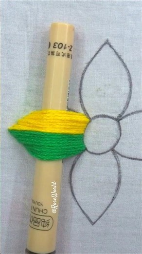 So easy DIY hand embroidery hacks with pen🥰
