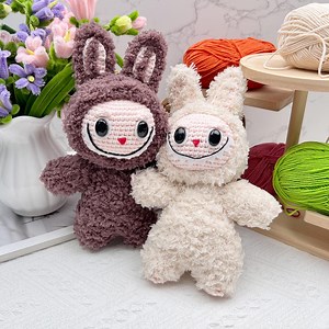 Labubu Zimomo Crochet Pattern PDF Cute Monster Amigurumi Toy Tutorial DIY Plush Doll Digital Download Beginner Friendly Crochet Pattern Toy - Etsy UK