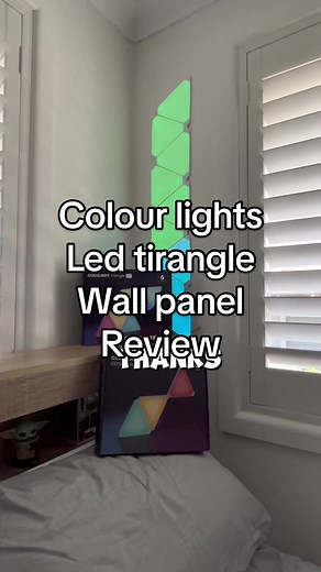 Color Light LED Triangle Wall Panels Review