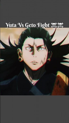 Yuta Vs Geto Fight scene !! Jujutsu kaisen #jjk #gojo #anime #animeshorts #shortsfeed #amv #yuta
